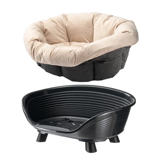 Софа Ferplast THRONE 4 черная лежак + запасная подушка
