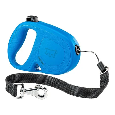 Рулетка Ferplast FLIPPYONE L синяя,шнур 5м 35кг
