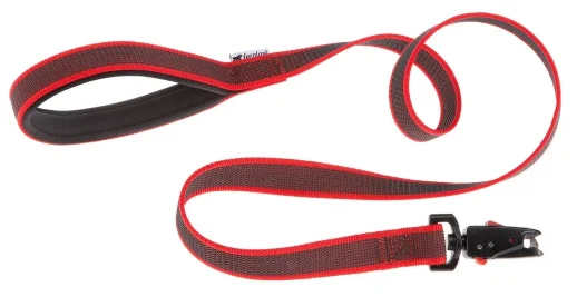 Поводок Ferplast DAYTONA GUMMY MATIC G15/120 прорезиненный нейлон красный