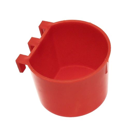 Кормушка-поилка универсальная с креплением на сетку круглая