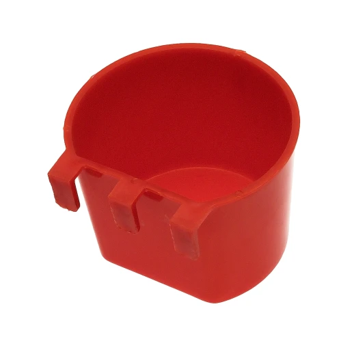 Кормушка-поилка универсальная с креплением на сетку круглая