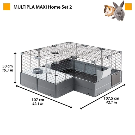 Модульная клетка для кроликов и морских свинок Ferplast MULTIPLA MAXI