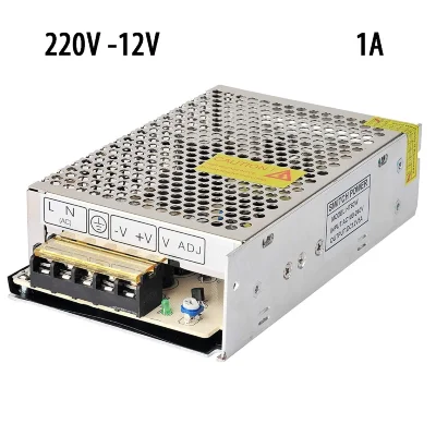 Блок питания 220V AC / 12V DC 1A.