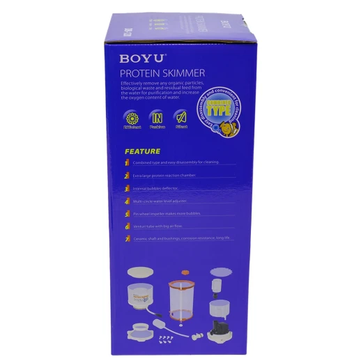 Скиммер протеиновый Boyu DB-120 25W 800 л/ч для морского аквариума до 300 л