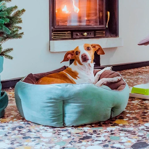 Двухсторонняя софа Ferplast QUEEN 60 розово-серая велюр