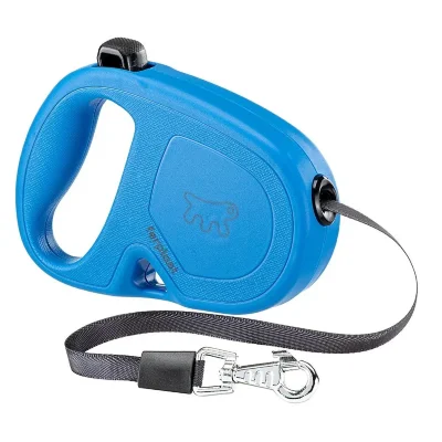 Рулетка Ferplast FLIPPYONE L синяя,лента 5м 50кг
