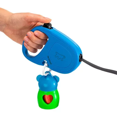 Рулетка Ferplast FLIPPYONE L синяя,лента 5м 50кг