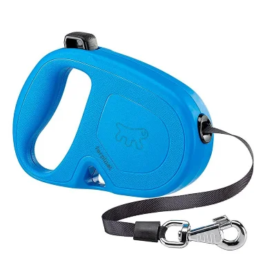 Рулетка Ferplast FLIPPYONE L синяя,лента 5м 50кг