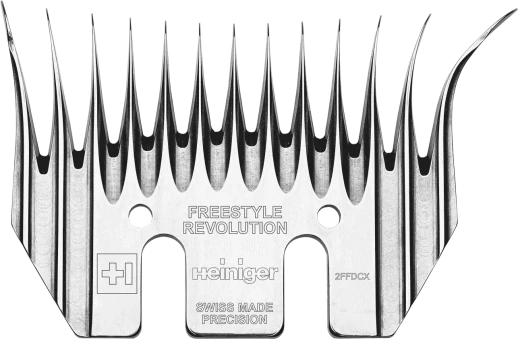 Нижний нож Heiniger Freestyle Revolution LG2 для стрижки тонкой шерсти 96 мм