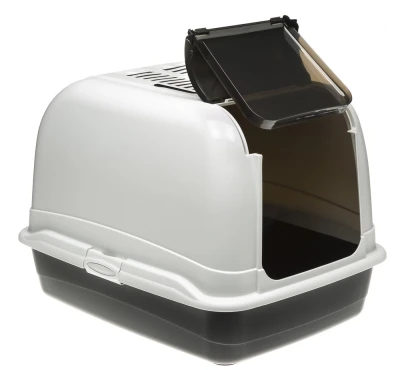 Лоток Ferplast MAXI BELLA CABRIO угольный для кошек и мелких собак
