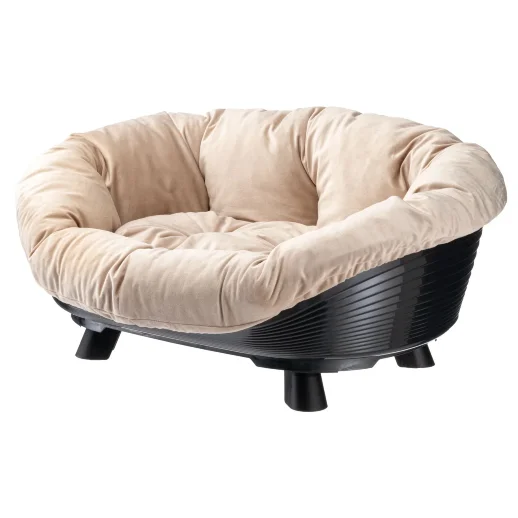 Софа Ferplast THRONE 6 черная лежак + запасная подушка