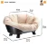 Софа Ferplast THRONE 6 черная лежак + запасная подушка