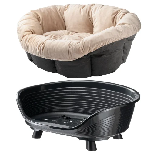 Софа Ferplast THRONE 6 черная лежак + запасная подушка
