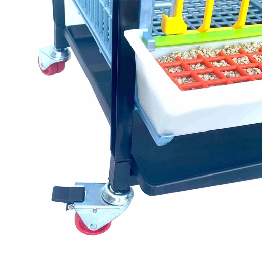 Клетка для бройлеров Cimuka Comfortplast 3 секции пластиковая