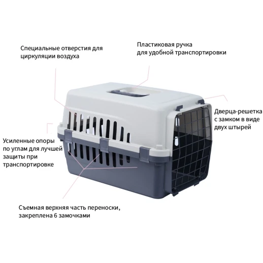 Переноска Pet Choice Safari Range 45х30х29 см