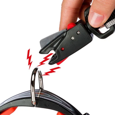 Поводок-перестежка Ferplast TWIST MATIC GA12/200 зеленый с синим