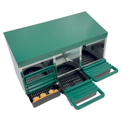 Гнездо для кур несушек HobbyFarm 3 секции с яйцесборником