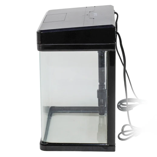 Аквариум Boyu MS-220 7,5 л с LED светильником и фильтром, черный