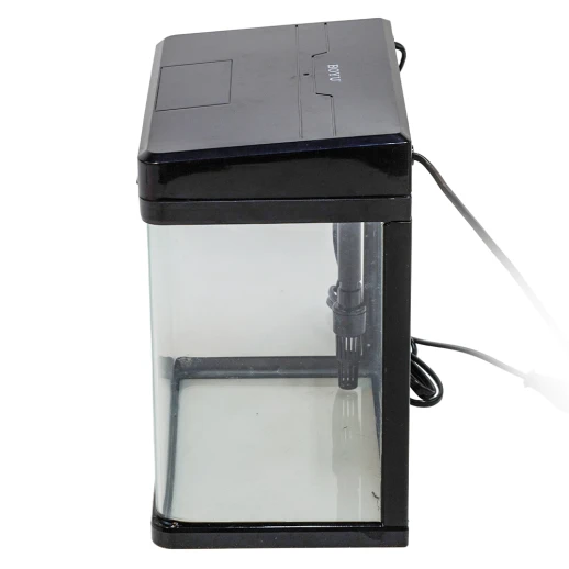 Аквариум Boyu MS-220 7,5 л с LED светильником и фильтром, черный