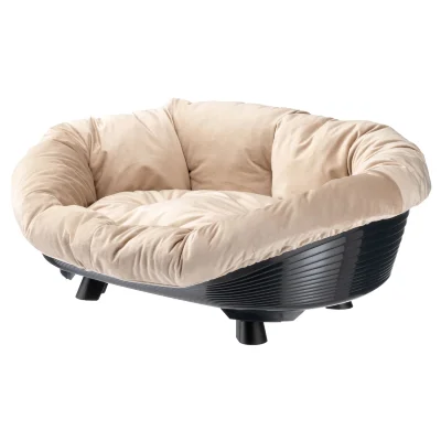Софа Ferplast THRONE 8 черная лежак + запасная подушка