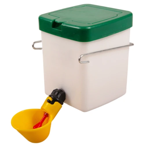 Поилка чашечная Gaun с бачком 0,5 л для птиц