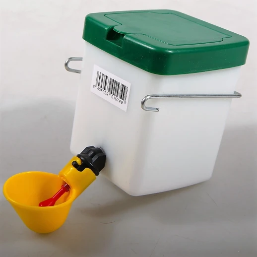 Поилка чашечная Gaun с бачком 0,5 л для птиц