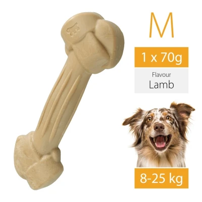 Игрушка-кость для собак Ferplast GoodBite M BAG вкус баранины 70 гр.