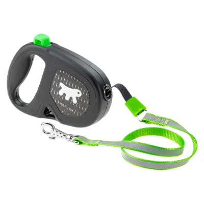 Рулетка Ferplast FLIPPY ONE Reflex S зелёная лента 4м 15 кг