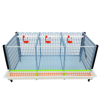 Клетка для бройлеров Cimuka Comfortplast 3 секции 4 яруса пластиковая