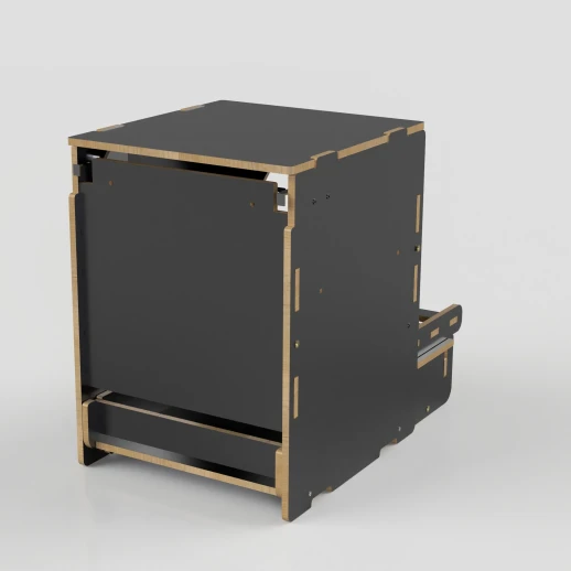 Гнездо для кур-несушек МирПтиц EggBOX 2D двустороннее с яйцесборником с наклонной крышей