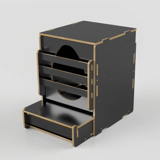 Гнездо для кур-несушек МирПтиц EggBOX 2D двустороннее с яйцесборником с наклонной крышей