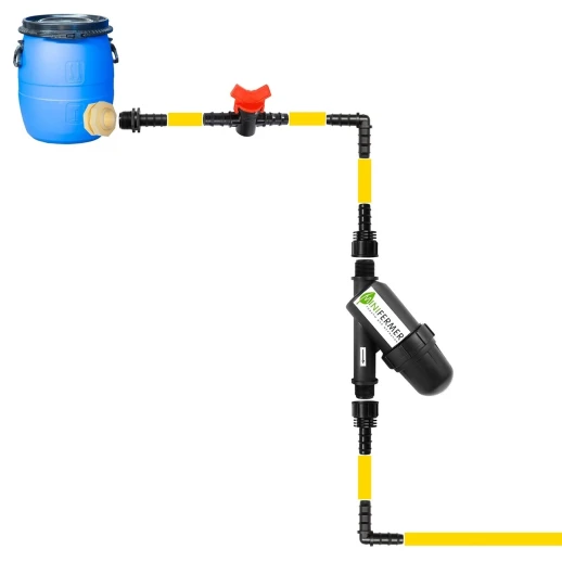 Старт из бочки с фильтром и краном