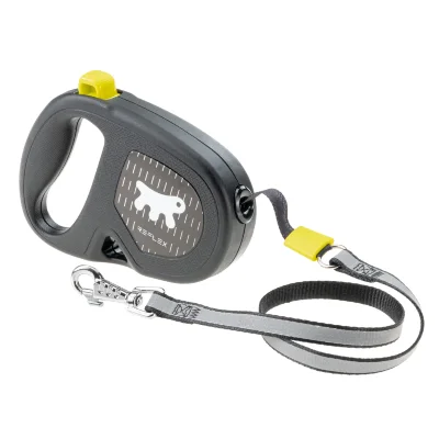 Рулетка Ferplast FLIPPY ONE Reflex S жёлтая лента 4м 15 кг