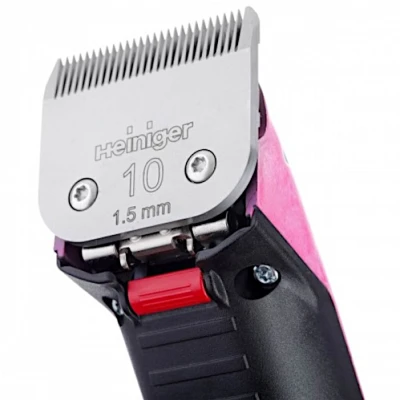 Машинка Heiniger Saphir Pink для стрижки собак с 2-я аккумуляторами