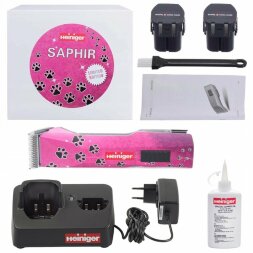 Машинка для стрижки собак Heiniger Saphir Pink с 2-я аккумуляторами Heiniger  
