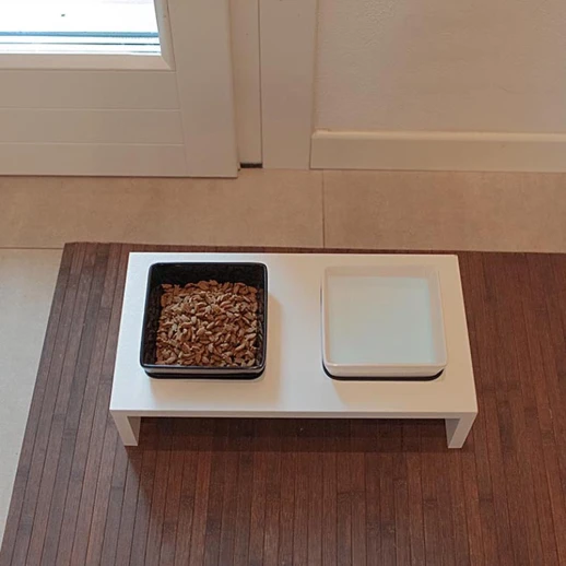 Деревянная подставка Ferplast MAKI 01 с керамическими мисками