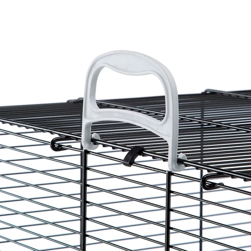 Клетка Ferplast PLANETA NERA GABBIA для мелких птиц с подставкой