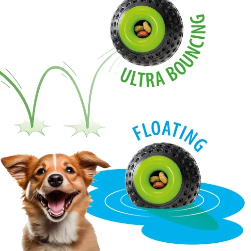 Игрушка мяч-диспенсер Ferplast CHEWA BOING Medium плавающий