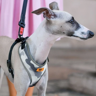 Шлейка Ferplast NIKITA FASHION M из дышащего нейлона серо-голубая