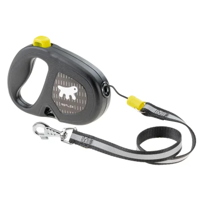 Рулетка Ferplast FLIPPY ONE Reflex М жёлтая шнур 5м 20 кг