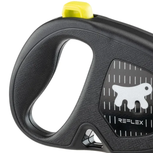 Рулетка Ferplast FLIPPY ONE Reflex М жёлтая шнур 5м 20 кг