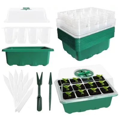 Мини парник HobbyFarm, 12 ячеек, для рассады, 10 шт.