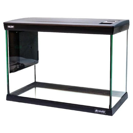 Аквариум Newa Mirabello MIR 70D Daylight LEDS, 70 л, с фильтром, нагревателем и освещением рассвет-закат, серый NEW VERSION