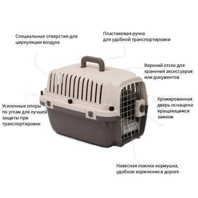 Переноска Pet Choice Superior Range 51х33х33 см стандарт IATA