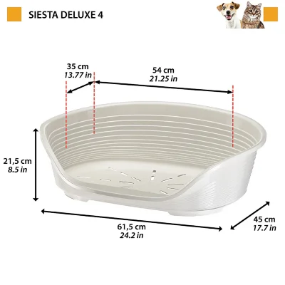 Лежак Ferplast SIESTA DELUXE 4 пластиковый светло-зеленый