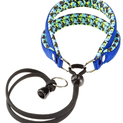 Шлейка Ferplast AGILA FANTASY 2 нейлоновая с мягкой подкладкой синяя