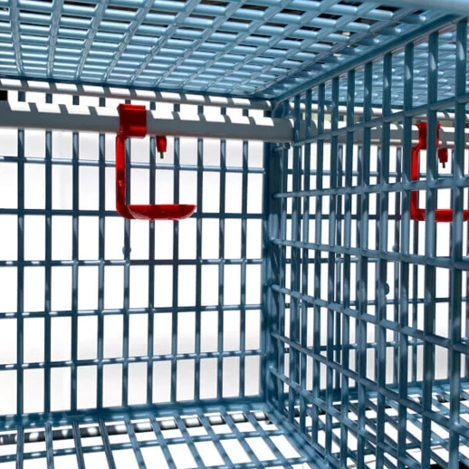 Клетка для кур-несушек Cimuka Comfortplast 3 секции 2 яруса высотой по 40 см пластиковая