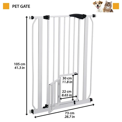 Межкомнатная перегородка Ferplast PET GATE с дополнительной дверцей