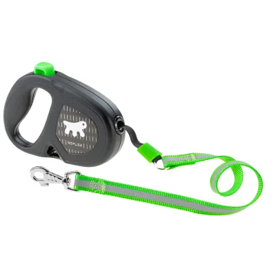 Рулетка Ferplast FLIPPY ONE Reflex M зелёная лента 5м 25 кг