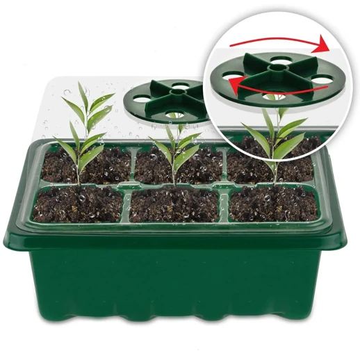 Мини парник HobbyFarm, 6 ячеек, для рассады, 10 шт.